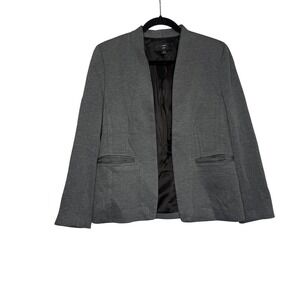 J. Crew 365 Going Out Gray Blazer Womens Size 12 Office Career Casual Minimalist